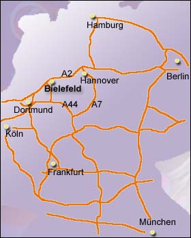 Anfahrtskizze Deutschland